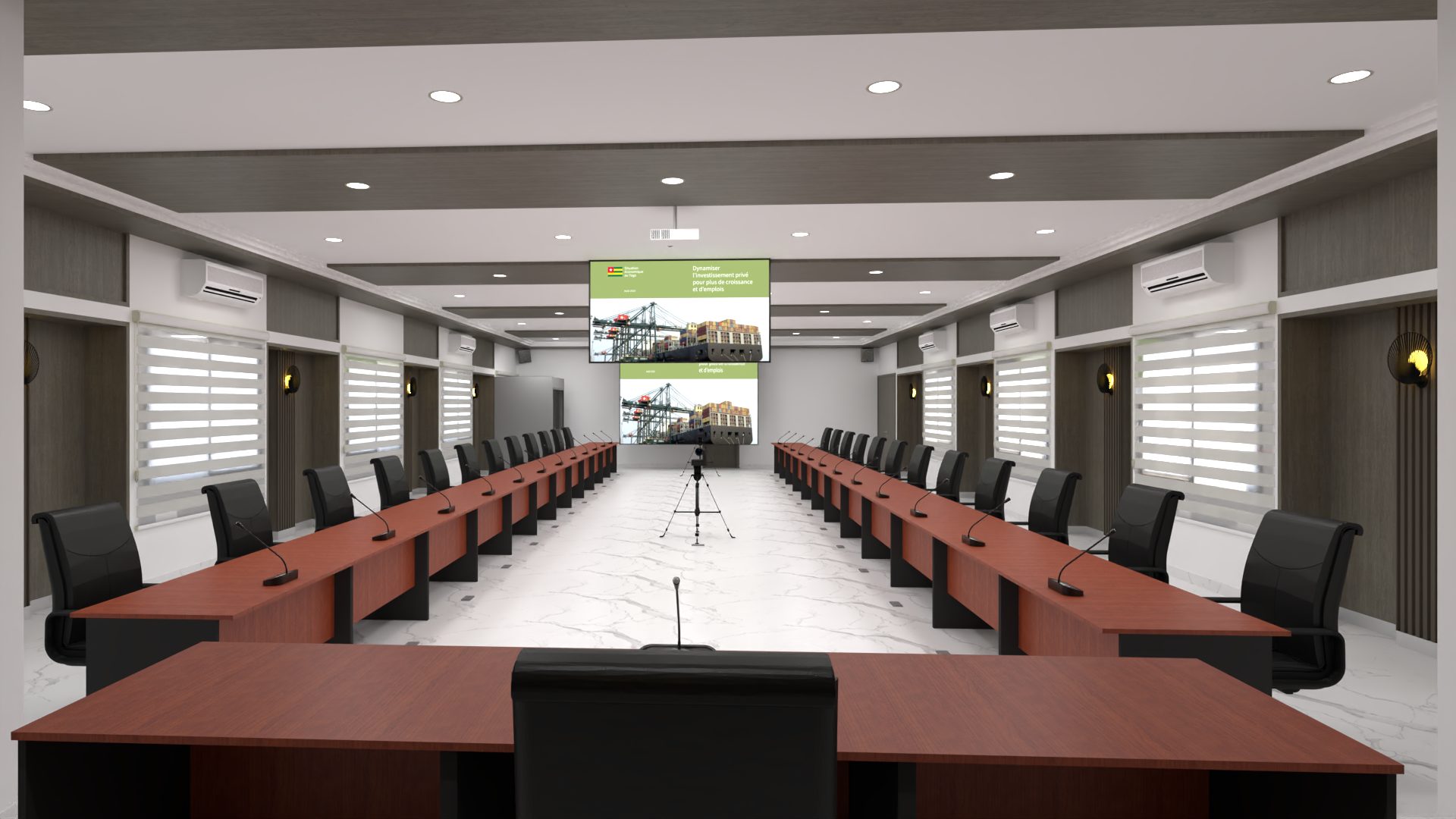 Rendu final salle